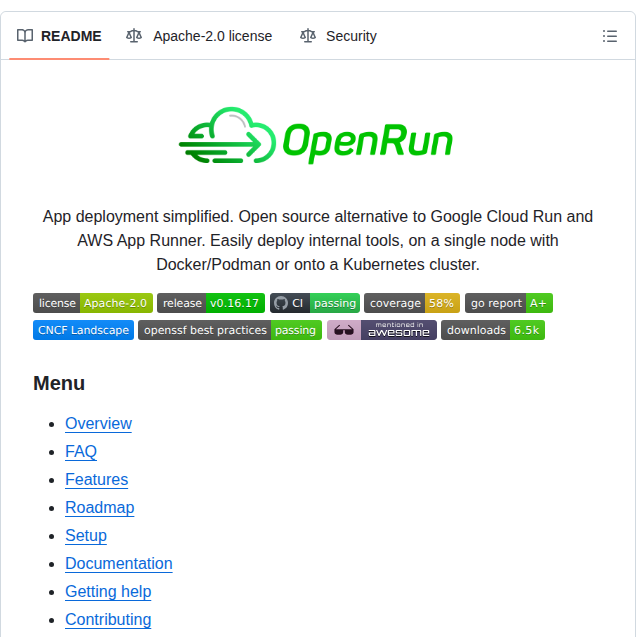 Openrundev Openrun screenshot