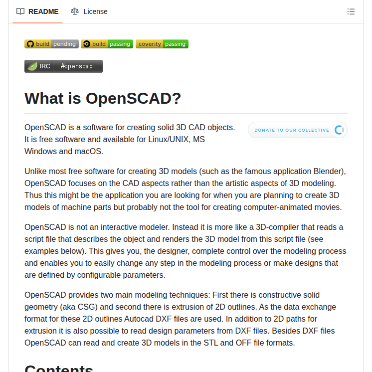 Openscad Openscad screenshot