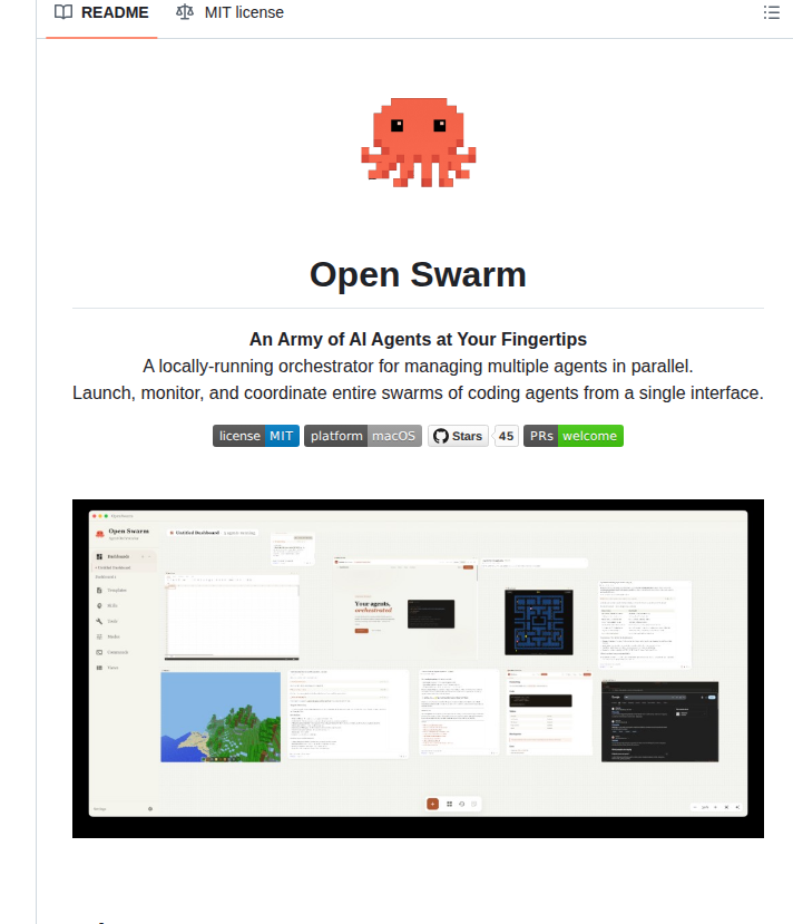 Openswarm Ai Openswarm screenshot
