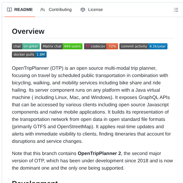 Opentripplanner Opentripplanner screenshot