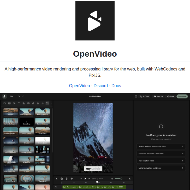 Openvideodev Openvideo screenshot