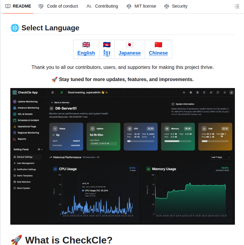 Operacle Checkcle screenshot
