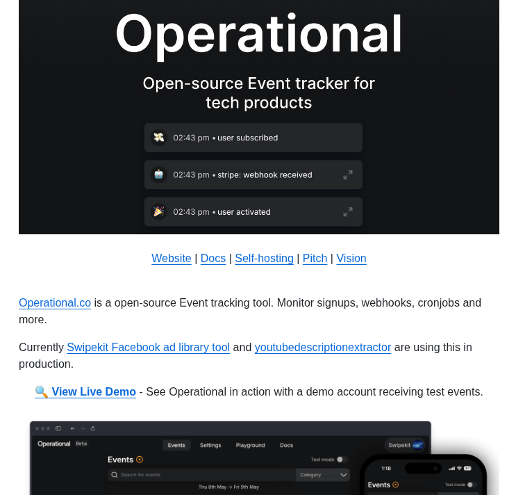 Operational Co Operational.co screenshot