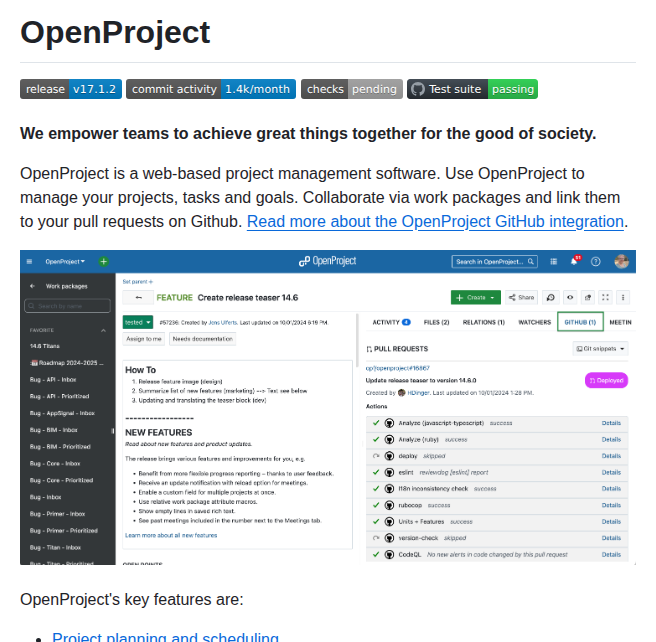 Opf Openproject screenshot