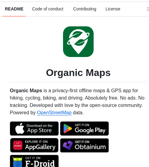 Organicmaps Organicmaps screenshot