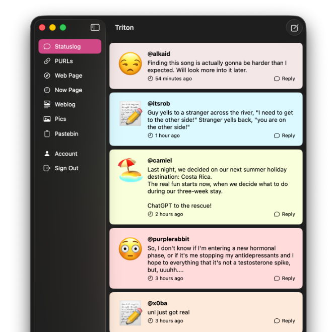 Otaviocc Triton screenshot