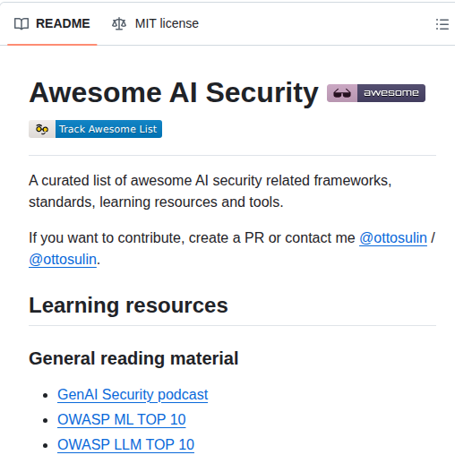Ottosulin Awesome Ai Security screenshot