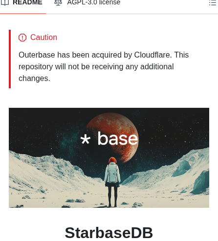 Outerbase Starbasedb screenshot