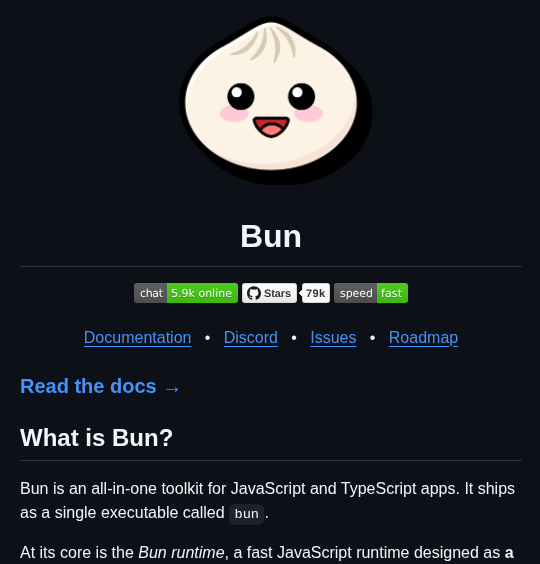 Oven Sh Bun screenshot