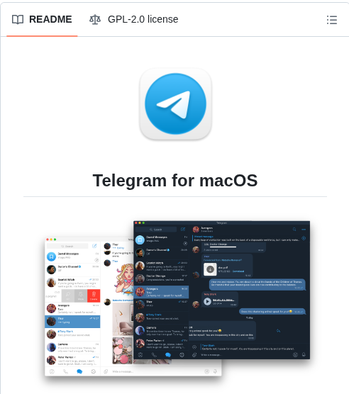 Overtake Telegramswift screenshot