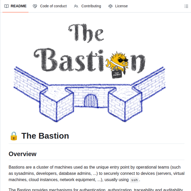Ovh The Bastion screenshot