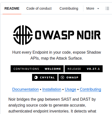 Owasp Noir Noir screenshot