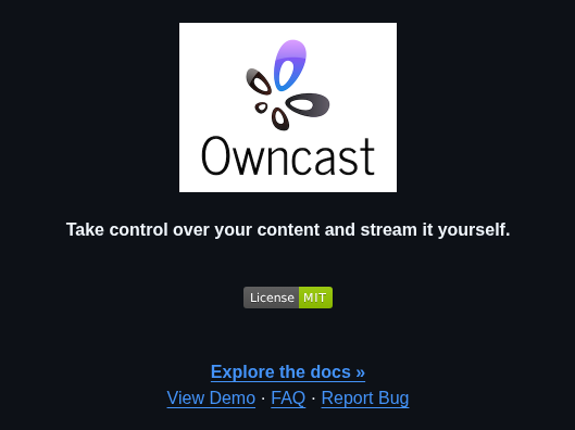 Owncast Owncast screenshot