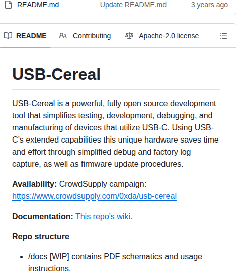 Oxda Usb Cereal screenshot