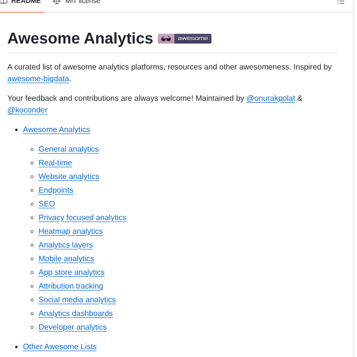 Oxnr Awesome Analytics screenshot