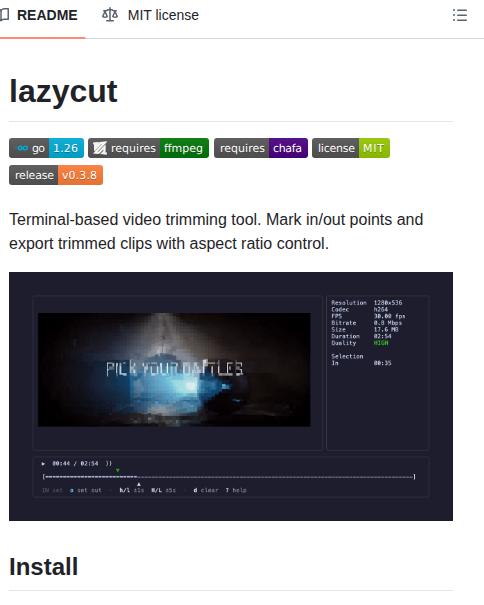 Ozemin Lazycut screenshot