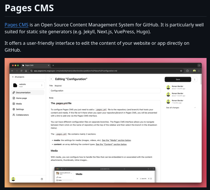 Pages Cms Pages Cms screenshot