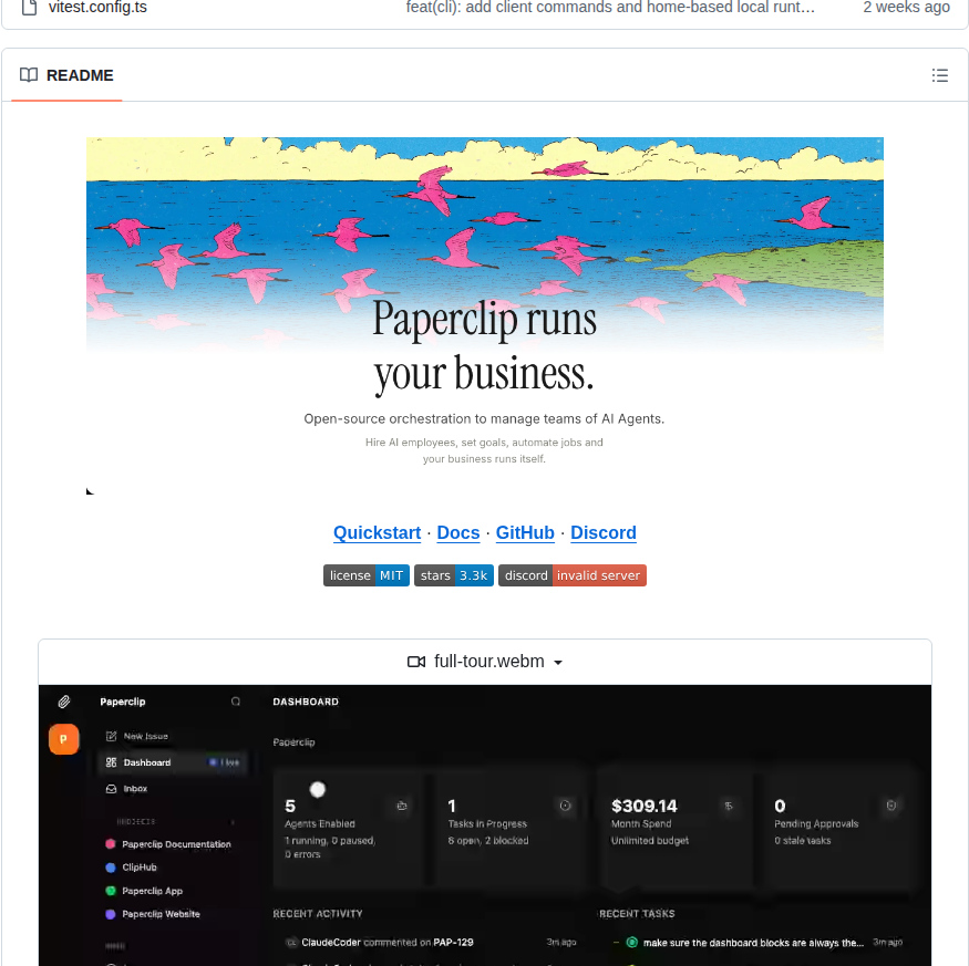 Paperclipai Paperclip screenshot