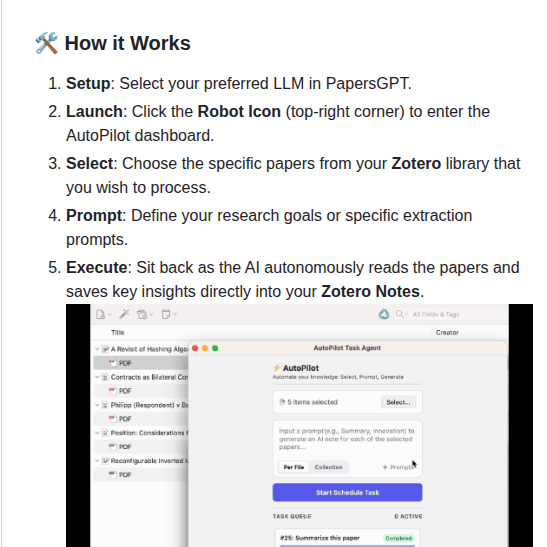 Papersgpt Papersgpt For Zotero screenshot