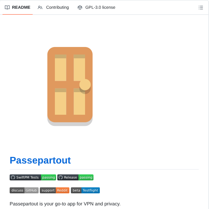 Partout Io Passepartout screenshot