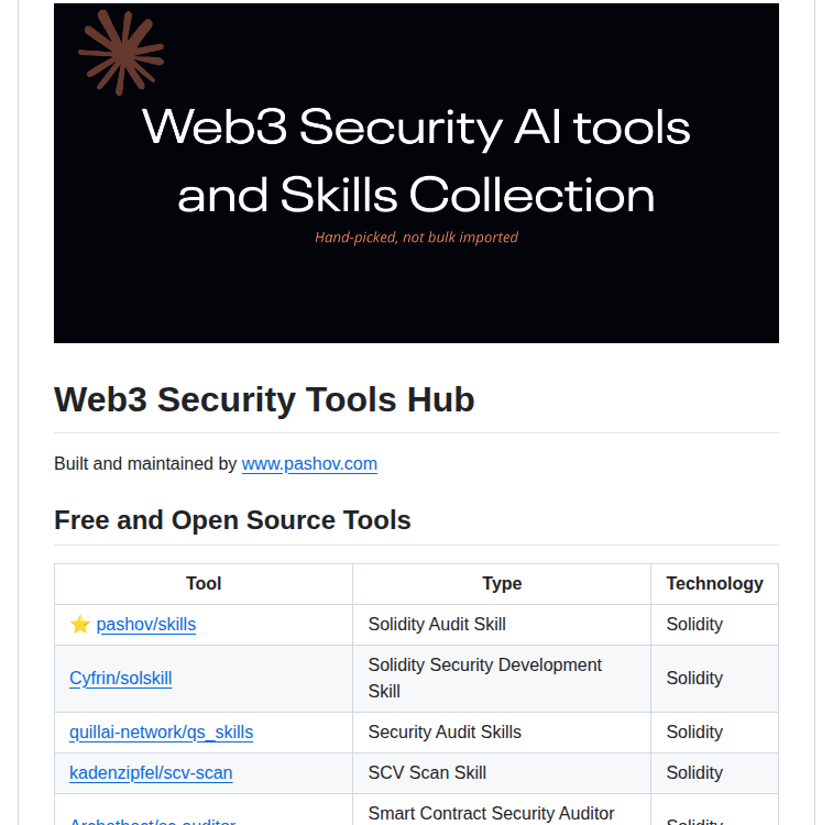 Pashov Ai Web3 Security screenshot