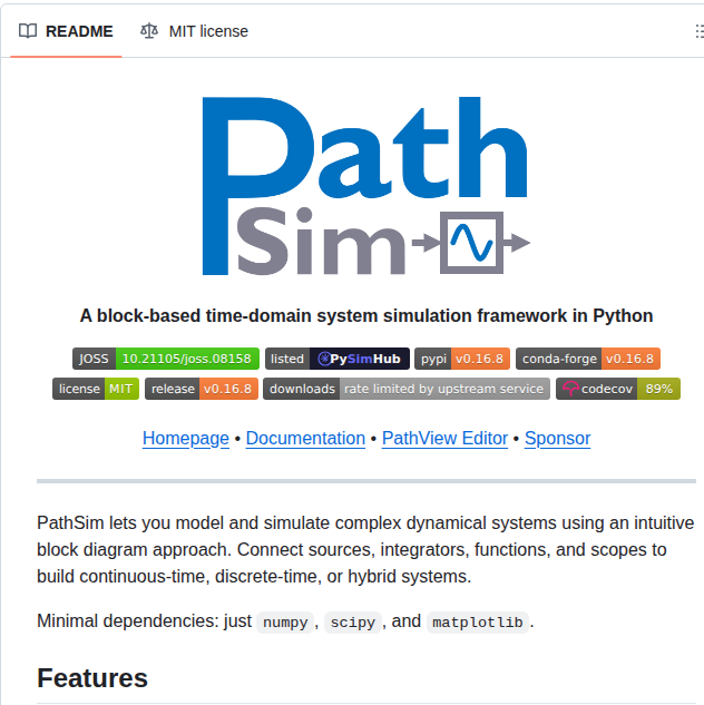 Pathsim Pathsim screenshot