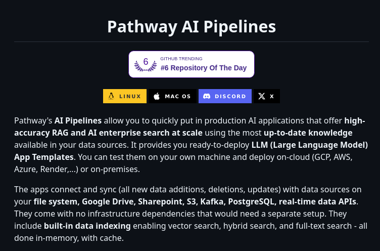 Pathwaycom Llm App screenshot