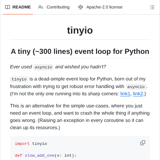 Patrick Kidger Tinyio screenshot