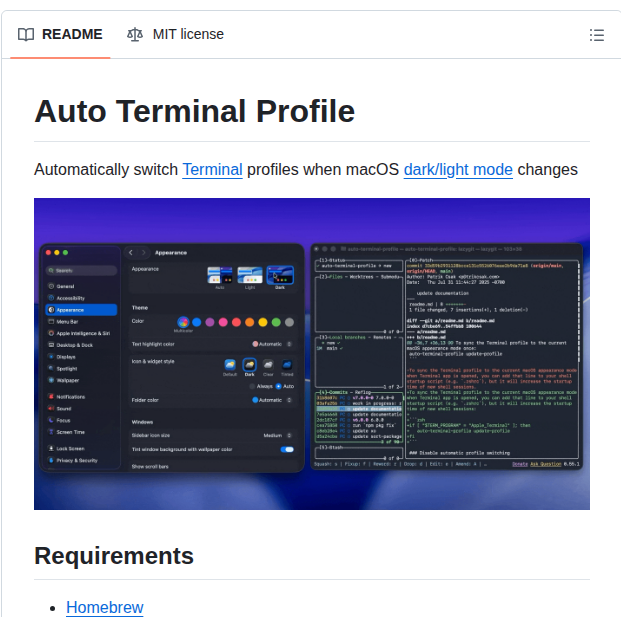 Patrik Csak Auto Terminal Profile screenshot