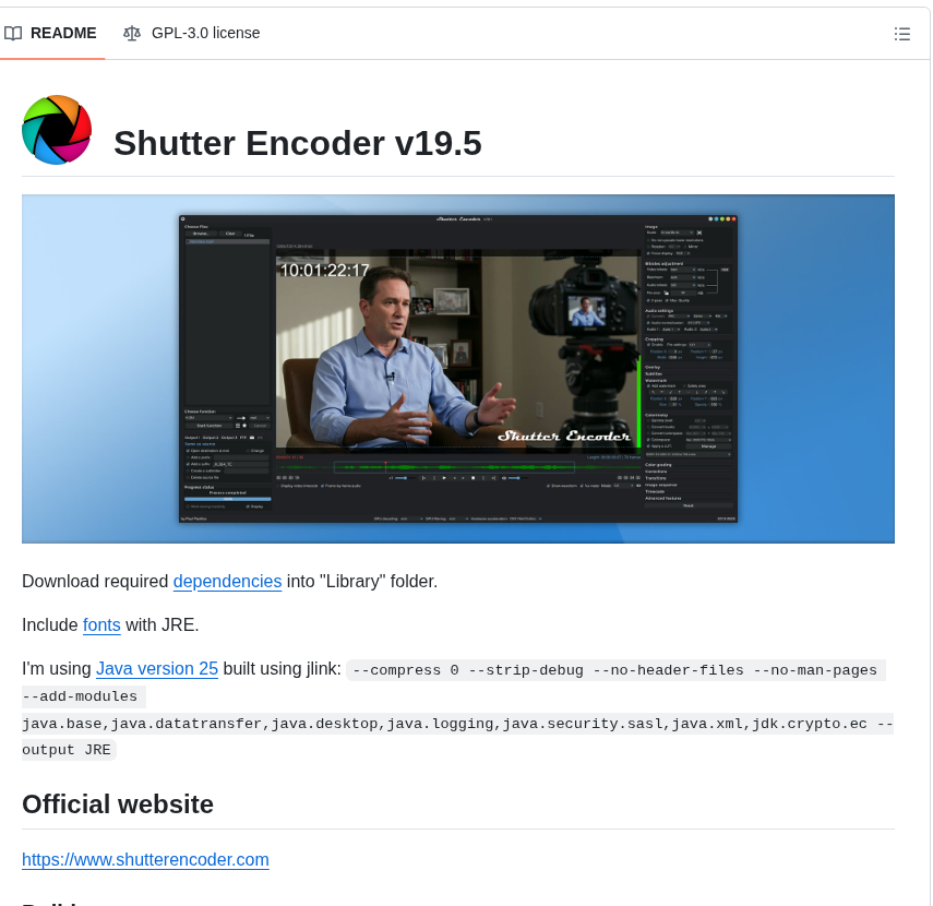 Paulpacifico Shutter Encoder screenshot
