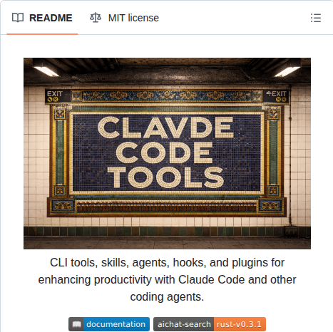 Pchalasani Claude Code Tools screenshot