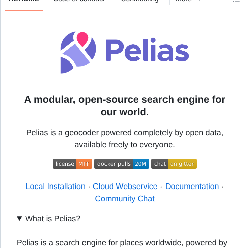 Pelias Pelias screenshot