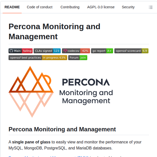 Percona Pmm screenshot