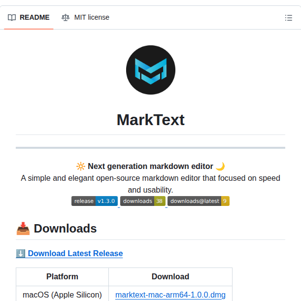 Peterjthomson Marktext screenshot