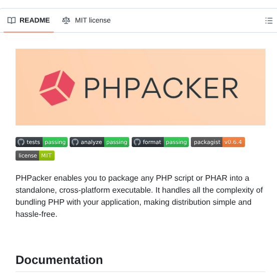 Phpacker Phpacker screenshot