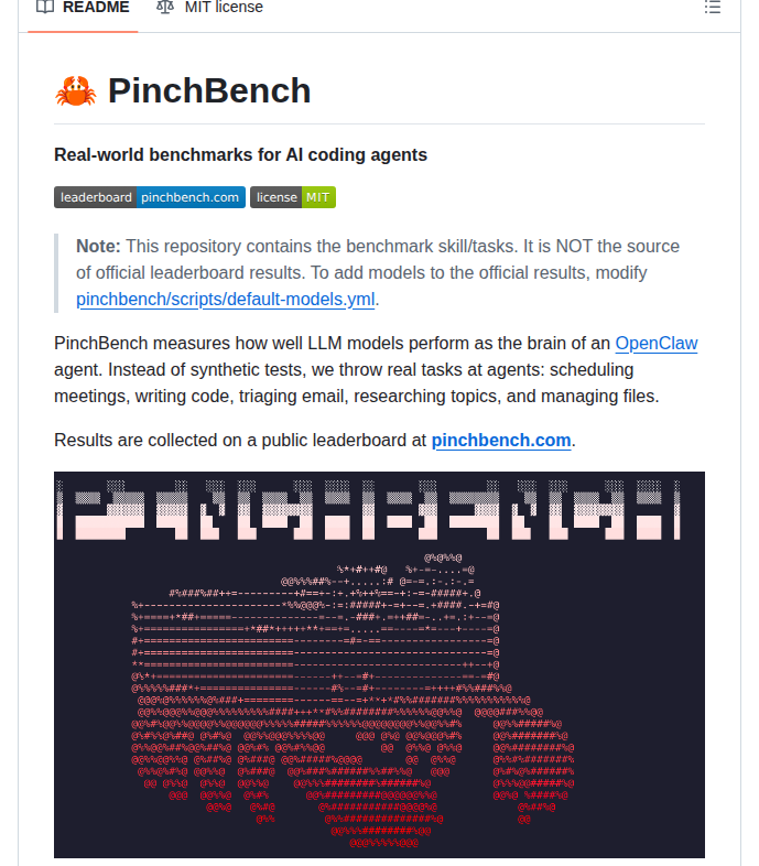 Pinchbench Skill screenshot