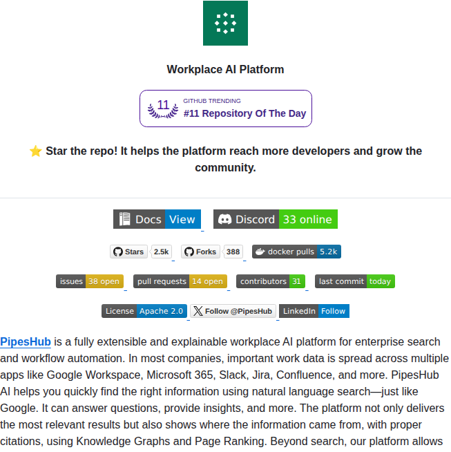 Pipeshub Ai Pipeshub Ai screenshot