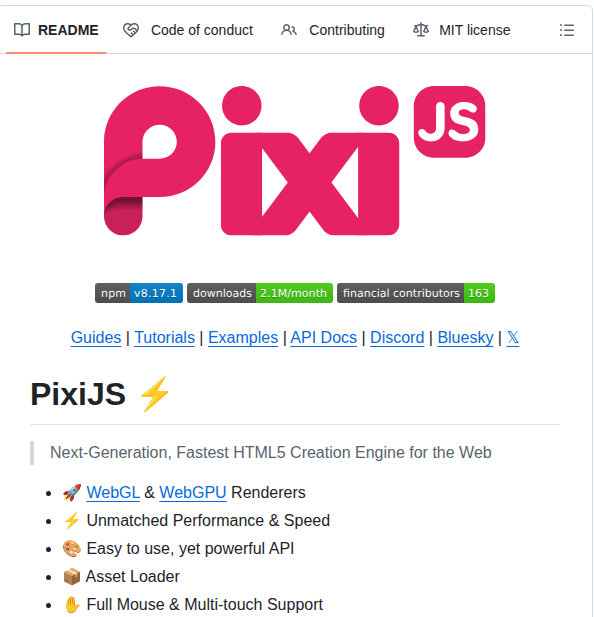 Pixijs Pixijs screenshot