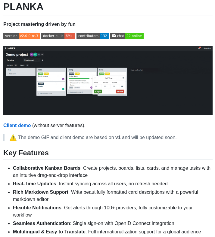 Plankanban Planka screenshot