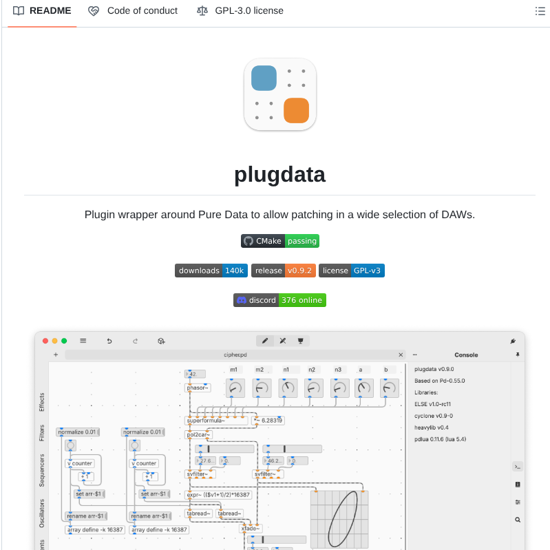Plugdata Team Plugdata screenshot