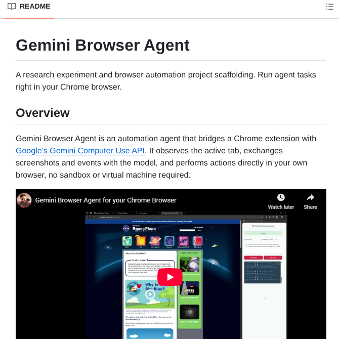 Pmbstyle Gemini Browser Agent screenshot