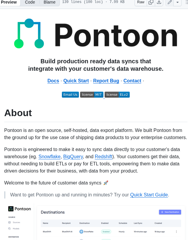 Pontoon Data Pontoon screenshot