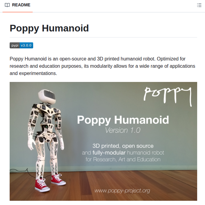 Poppy Project Poppy Humanoid screenshot
