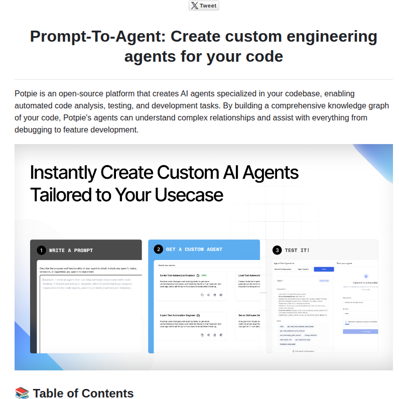 Potpie Ai Potpie screenshot