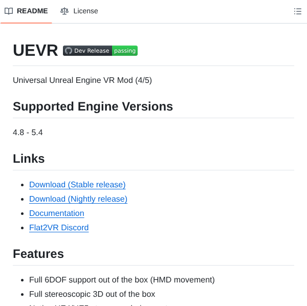 Praydog Uevr screenshot