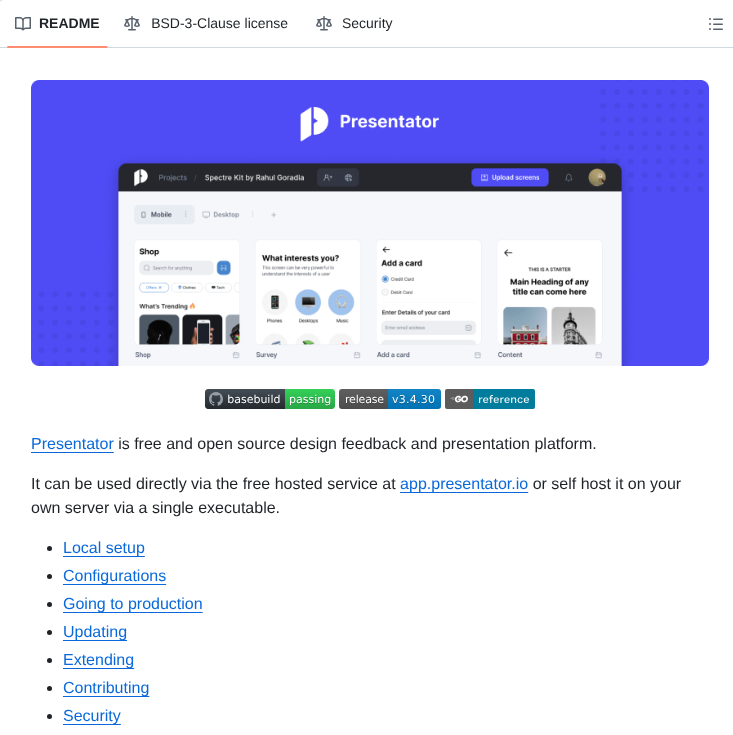 Presentator Presentator screenshot
