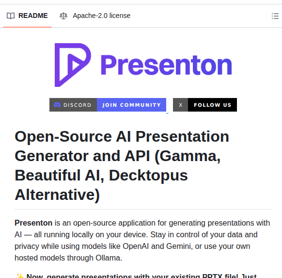 Presenton Presenton screenshot