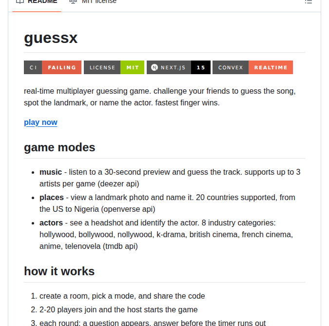 Prettyirrelevant Guessx screenshot