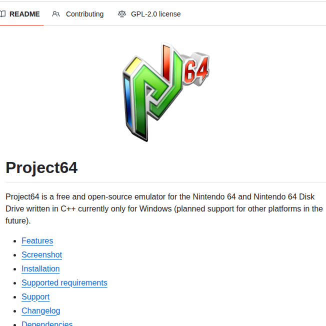 Project64 Project64 screenshot