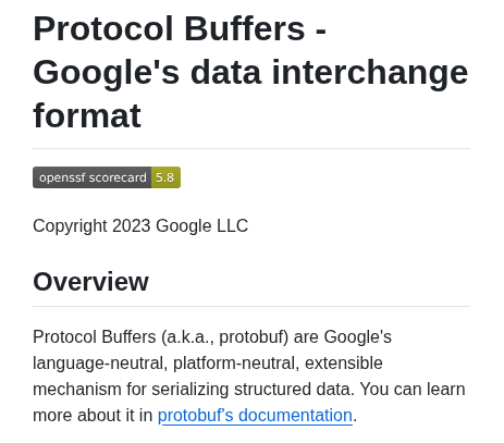 Protocolbuffers Protobuf screenshot